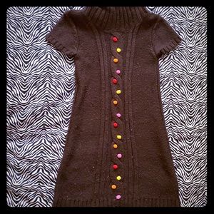 Turtleneck winter dress